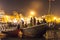 Night view of varanasi from