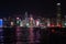 Night view of Victoria Harbour in Hongkong