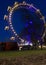 Night view of Viennese giant ferris in Prater