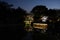 Night view of Xinchang Ancient Town, Shanghai, China