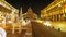 Night views of downtown Sofia with Christmas decorations. Bulgaria