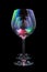 Nightclub wine glasses