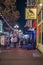 Nightlife at historic Gaslamp Quarter San Diego - CALIFORNIA, USA - MARCH 18, 2019