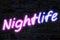 Nightlife neon lights
