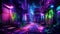 nightlife neon urban background