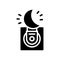nightlight sleep night glyph icon vector illustration