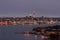 Nightscape of Auckland waterfront