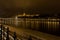 Nightscape with Buda Castle and Chain Bridge, Budapest, Hungary