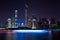 Nightscape of guangzhou china