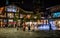Nightscape of Sino-Ocean Taikoo Li neighborhood of Chengdu modern city in Sichuan China