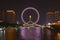 The nightscape of Tianjin Eye