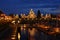 Nightshot of the inner harbor