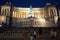 Nightshot of the Vittorio Emanuele II Monument in Rome, Italy