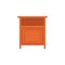 nightstand flat icon. Element of furniture colored icon for mobile concept and web apps. Detailed nightstand flat icon can be used