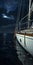Nighttime Boat Sail: Vray Tracing, Photorealistic Detailing, 32k Uhd