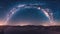 Nighttime desert landscape starry sky, milky way, high resolution ultra detailed photography