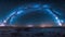 Nighttime desert landscape starry sky, milky way, ultra detailed long exposure photography