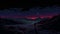 Nighttime Mountain Edge: Hyper-detailed Illustration With Richly Colored Skies
