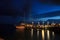 Nighttime Ocean view from the dock at the Hyatt Centric Key West