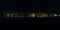 Nighttime street lights reflecting blurry streaks along the waterfront of Lake Wendouree in Ballarat
