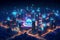 Nighttime Transformation: Smart City Embracing Digitalization, AI