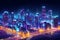 Nighttime Transformation: Smart City Embracing Digitalization, AI