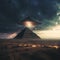 nigmatic Encounter: UFO Suspended in Mystery Above Giza\\\'s Pyramid