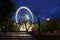 Nigth view of floodlit bigwheel