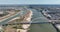 Nijmegen, 3th of September 2022, The Netherlands. De Oversteek also called City Bridge is a bridge for car traffic over