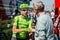 Nijmegen, Netherlands May 8, 2016; Davide Formolo professional cyclist during an interview