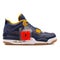 Nike Air Jordan 4 Retro navy blue and gold sneaker