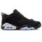 Nike Air Jordan 6 Retro Low Chrome black sneaker