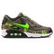 Nike Air Max 90 Premium Leather black, green and khaki sneaker