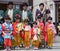 NIKKO, JAPAN - APRIL 16: People of Nikko celebrate Yayoi festival on April 16, 2016 in Nikko where World-Heritage Shrines and