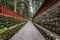 Nikko - May 22, 2019: Entrance to Toshogu shrine in Nikko, Japan