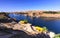 Nile River Panorama in Aswan egypt