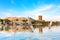 The Nile and sailboats in Aswan, Egypt, summer scenery