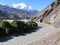 Nilgiri and Kali Gandaki river from Kagbeni, Nepal