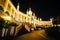 Nimb Palace at night, at Tivoli Gardens, in Copenhagen, Denmark.