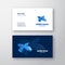 Nimble Cursor Concept. Abstract Vector Sign, Symbol or Logo Logo and Business Card Template. Flying Arrow Symbol with