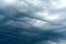 Nimbostratus clouds in the sky