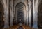 Nimes, Occitanie, France - Neo gothical interior design of the Saint Baudilus church