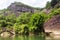 Nine bend River wuyishan china rock formations