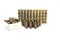 Nine caliber cartridge of military war pistol pistol