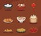 nine chinese food dishes