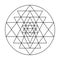 Nine interlocking triangles of Sri Yantra, Shri Yantra or Shri Chakra