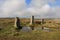 Nine Maidens Stone Circle After Rain, Cornwall, UK