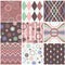 Nine seamless pattern