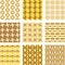 Nine seamless patterns