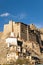 Nine-storey dun-coloured palace in Leh, India